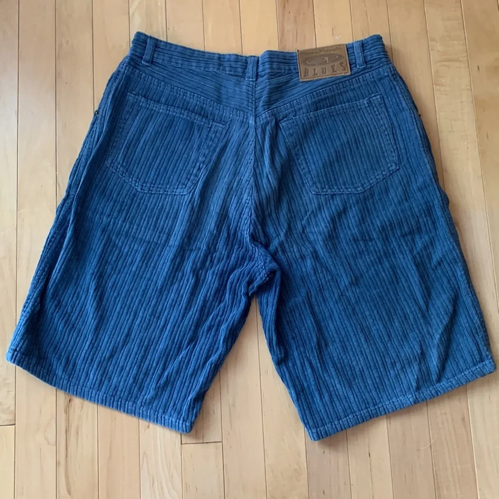 Men’s OP blue corduroy shorts - Picture 5 of 11